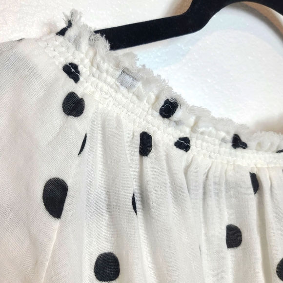 GENERATION LOVE Julia Polka Dots Top in Black and White - Picture 12 of 12